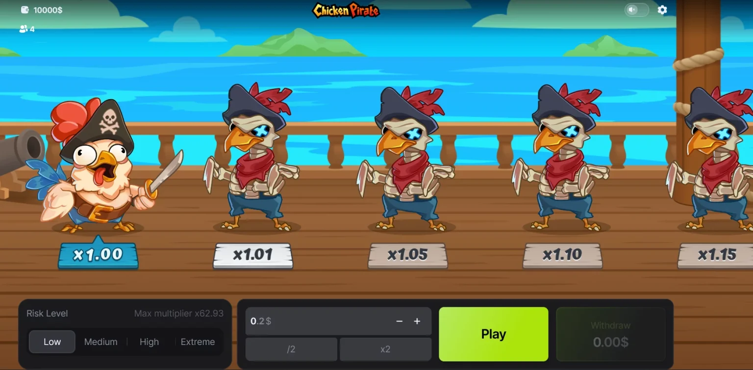 Chicken Pirate 100HP